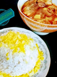 عکسی از دستور خورش کدو
