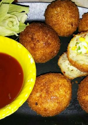 A picture of Cheese corn ball.