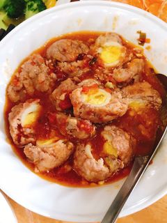 Hình của món Xíu mại trứng cút.