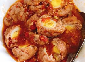 Hình của món Xíu mại trứng cút.