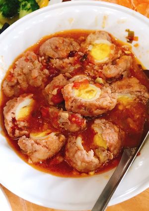 Hình của món Xíu mại trứng cút.