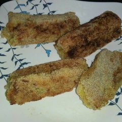A picture of Khichdi rolls.