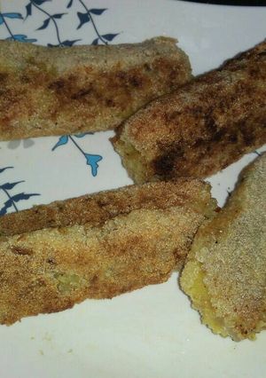 A picture of Khichdi rolls.