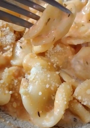 Una foto de Orecchiette. (Vegano)