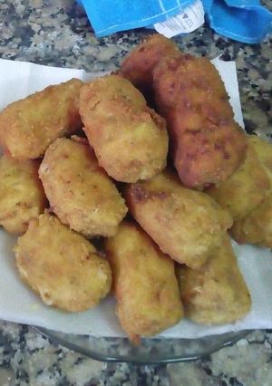 Una foto de Croquetas de pollo y bechamel