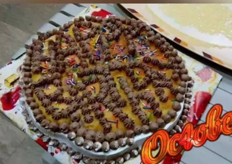 Recipe of Speedy Happy birthday pastry cake