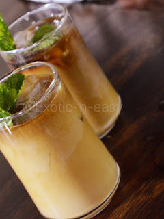 A picture of Mint Iced Coffee Latte.