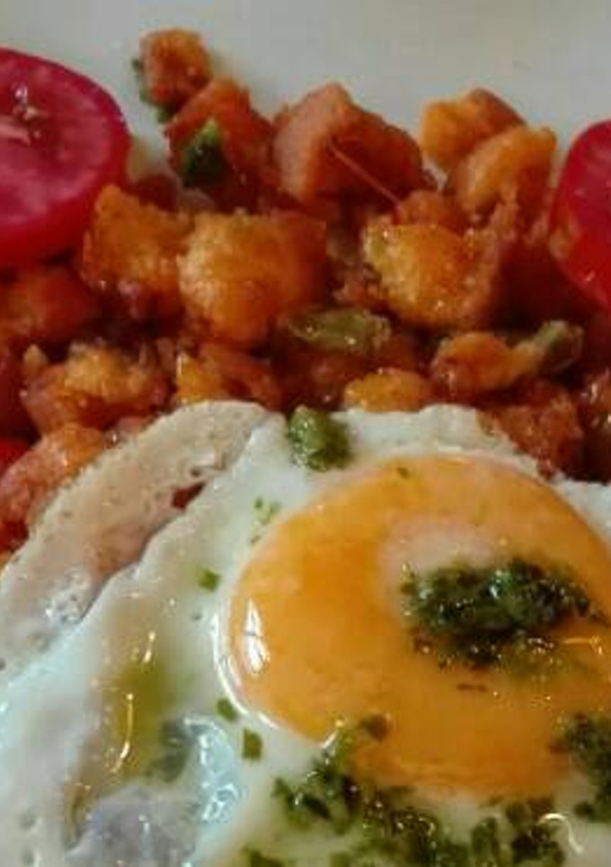 Una foto de 290. Migas de pan con huevo