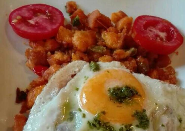 290. Migas de pan con huevo