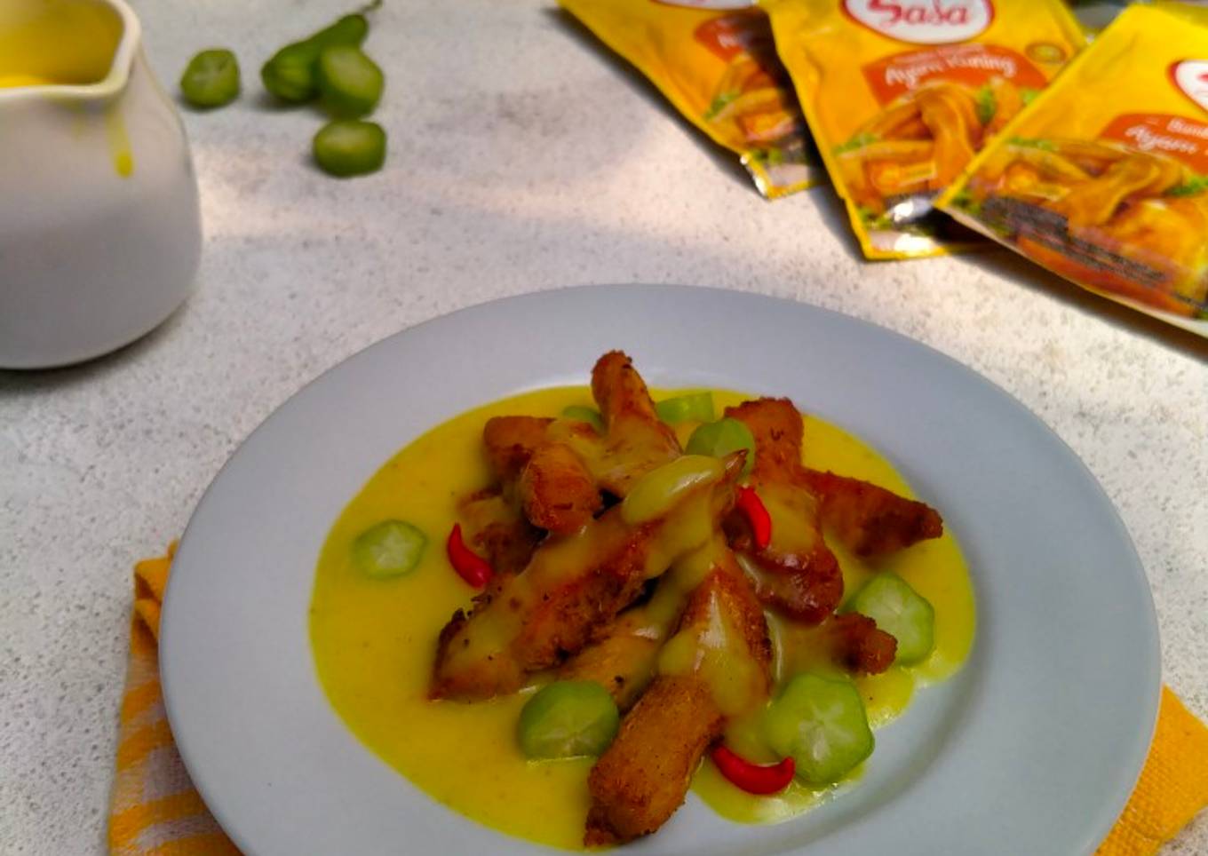 Finger Chicken Curry Sauce