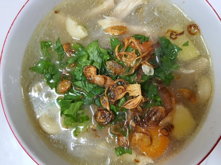 Cara Mudah Membikin Resep Sop Ayam Macaroni yang Uenak Anti Ribet, Mantap Sekali