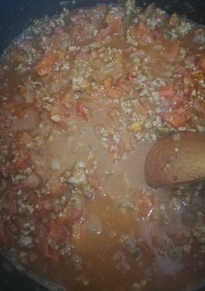 صورة لوصفة لحمه بندورة