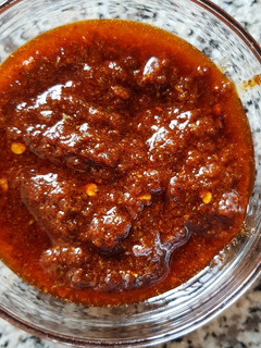 Una foto de Salsa mojo picón