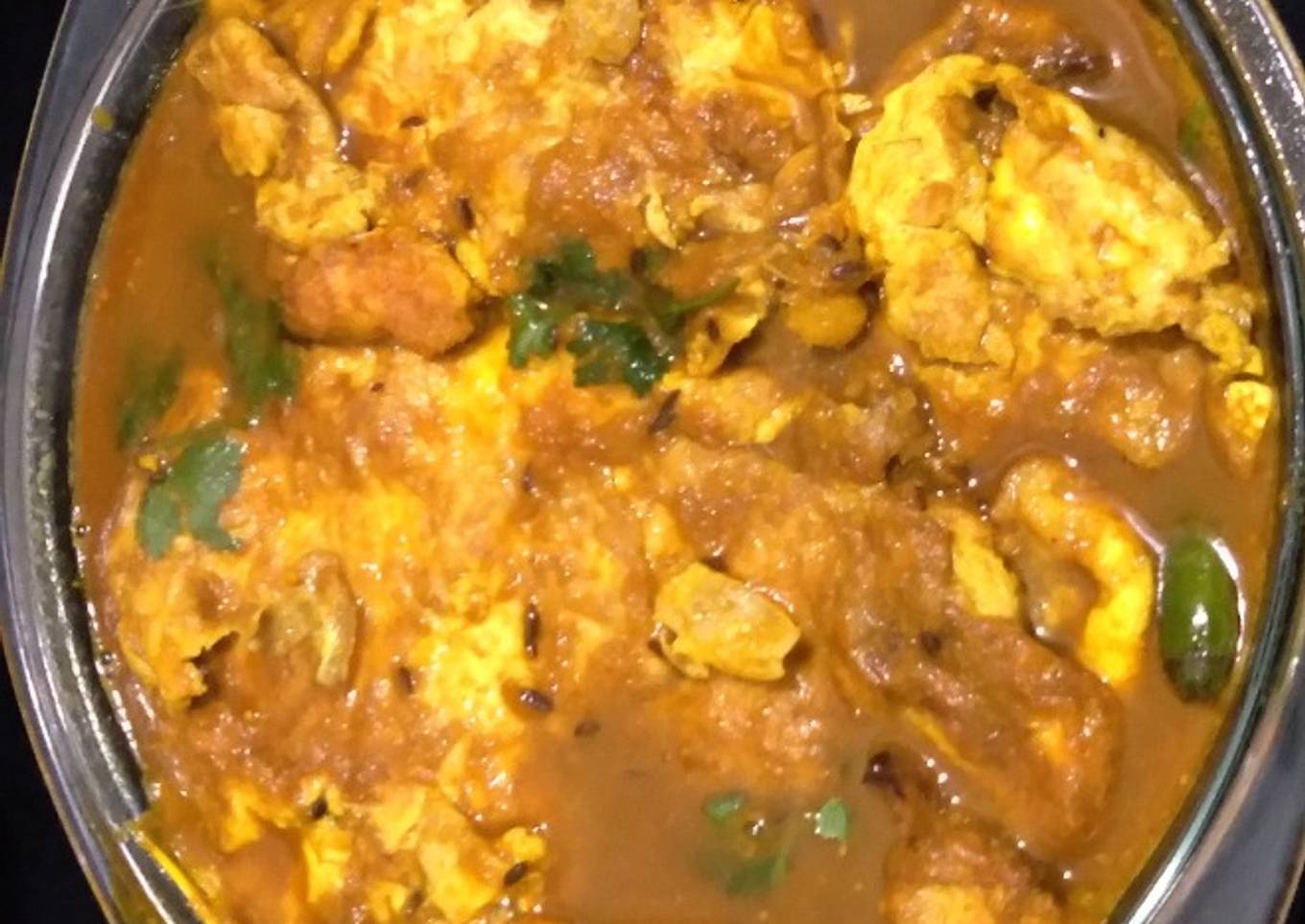 Indian masala Omelet curry