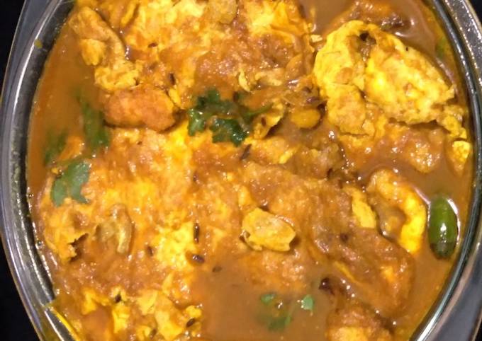 Recipe of Quick Indian masala Omelet curry - Easy Recipes for Kids