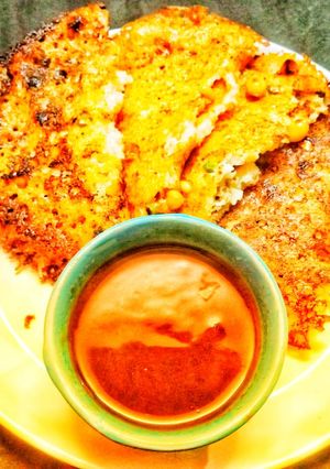 चावल का चीला (chawal ka cheela recipe in Hindi) रेसिपी मुख्य फोटो