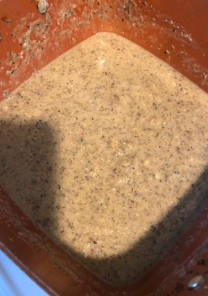 A picture of Mushroom soup.