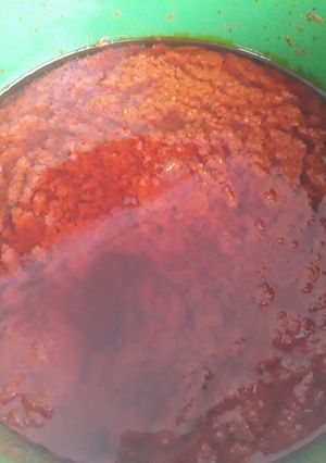 A picture of Tomato stew.
