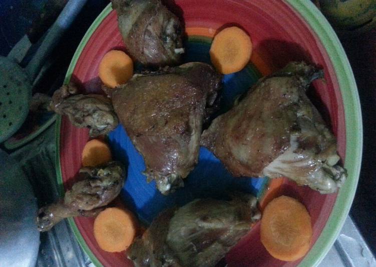 Steps to Prepare Speedy Wet fry Stewed chicken# festive dish contest_Nairobi West#