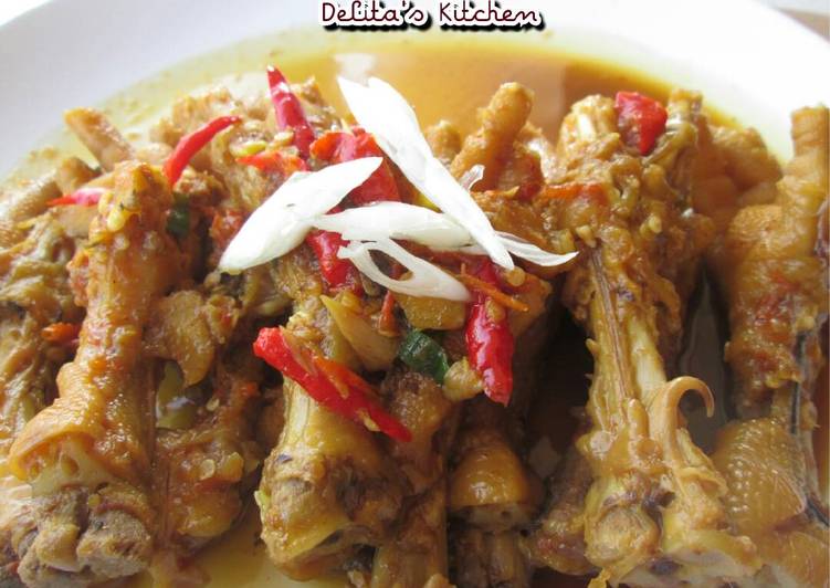 Resep: Ceker Empuk Masak Kecap Pedas yang Enak