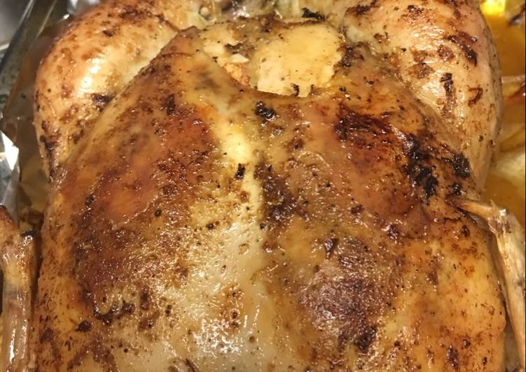 Simple Way to Prepare Speedy Lemon Roast Chicken