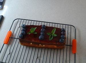 Foto principal de Panqué Cheesecake con Arándanos