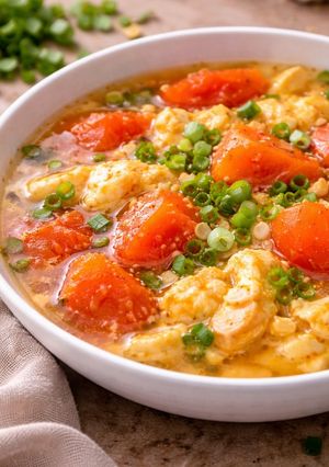 Foto resep Sup Telur Tomat (Chinese Style)