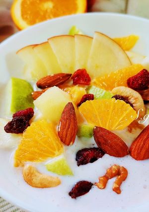 A picture of Overnight Oats with Nuts.
