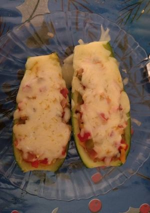 Una foto de Calabaza rellena con alambre