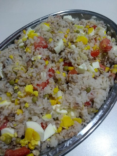 Una foto de Arroz colorido y súper exprés