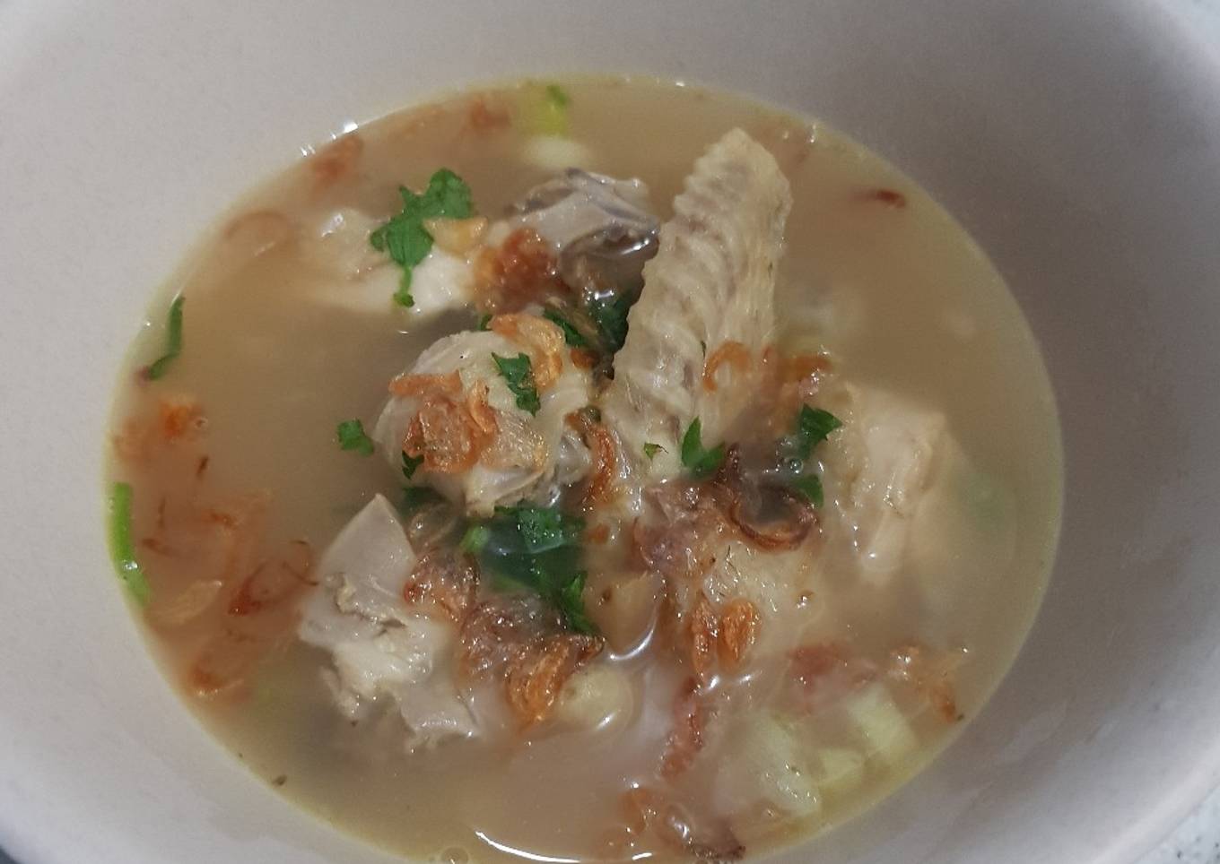 Sop Ayam Kampung Ala Pak Min