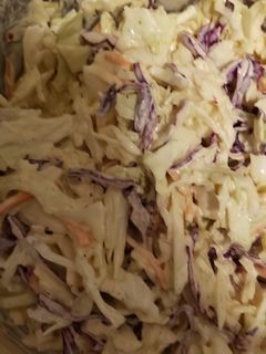 A picture of Margaret's Coleslaw.