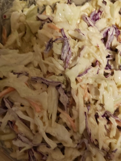 A picture of Margaret's Coleslaw.