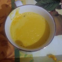 A picture of Haldi wala milk.
