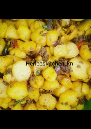 A picture of Stir fry potatoes.