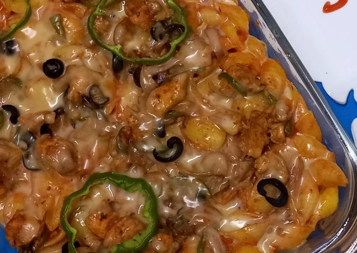 Spicy pizza macaroni