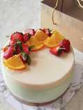 Puding Busa Jeruk Strawberry