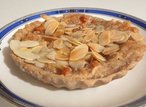 Une photo de Tartelette seigle amandes et fleur d'oranger