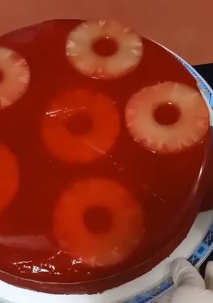 صورة لوصفة كيكة الجيلي تحفه