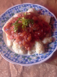 Una foto de Ñoquis con salsa bolognesa