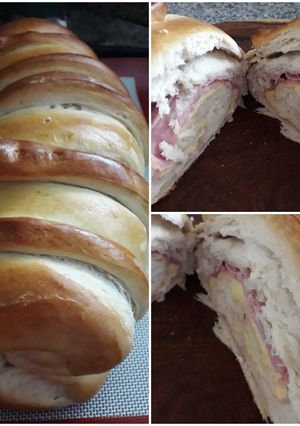 Una foto de Pan de jamón 😋