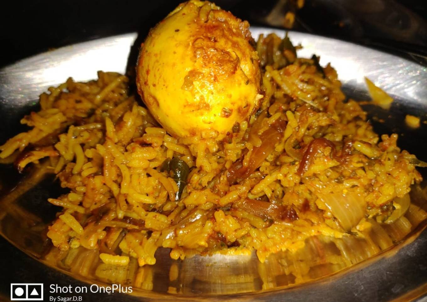Ulta phulta egg briyani