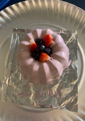 Una foto de Gelatina de jocoque