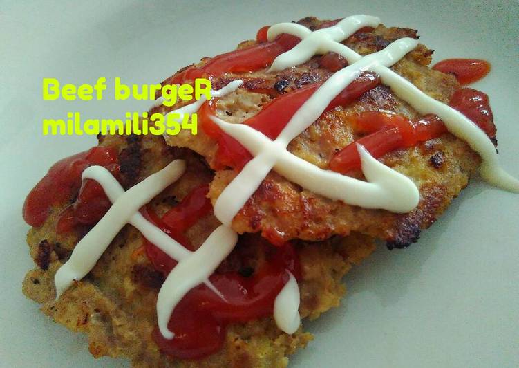 Beef burgeR simple 😘
