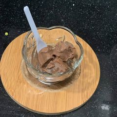 Belgium dark nutty chocolate ice-cream A picture of Belgium dark nutty chocolate ice-cream.