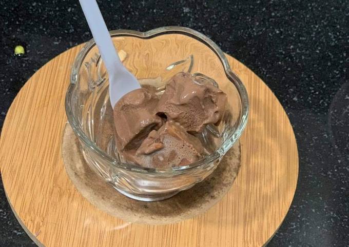 Belgium dark nutty chocolate ice-cream