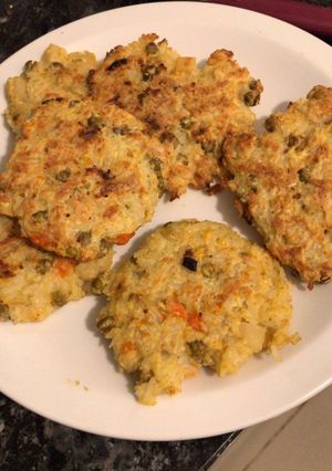 Una foto de Hamburguesas de arroz y verduras
