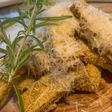 Crispy porcini mushroom polenta fries