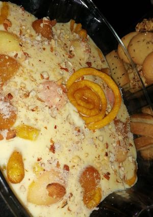 A picture of Quick Doodh jalebi dessert.