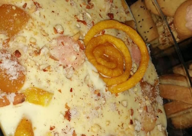 Recipe of Quick Quick Doodh jalebi dessert